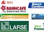 Bancos que reciben pagos de la alcaldía.